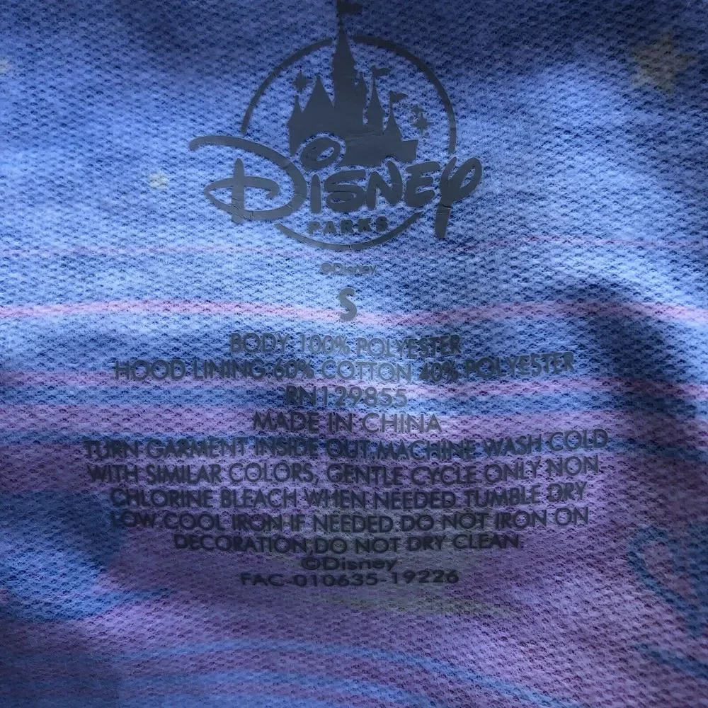 Disney Parks Fantasyland Small World Bodysuit Pajamas Women's Small One Piece